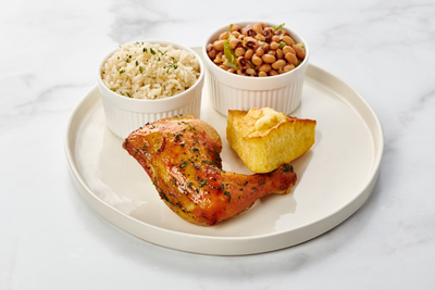 Honey Chicken & Black-Eyed Peas